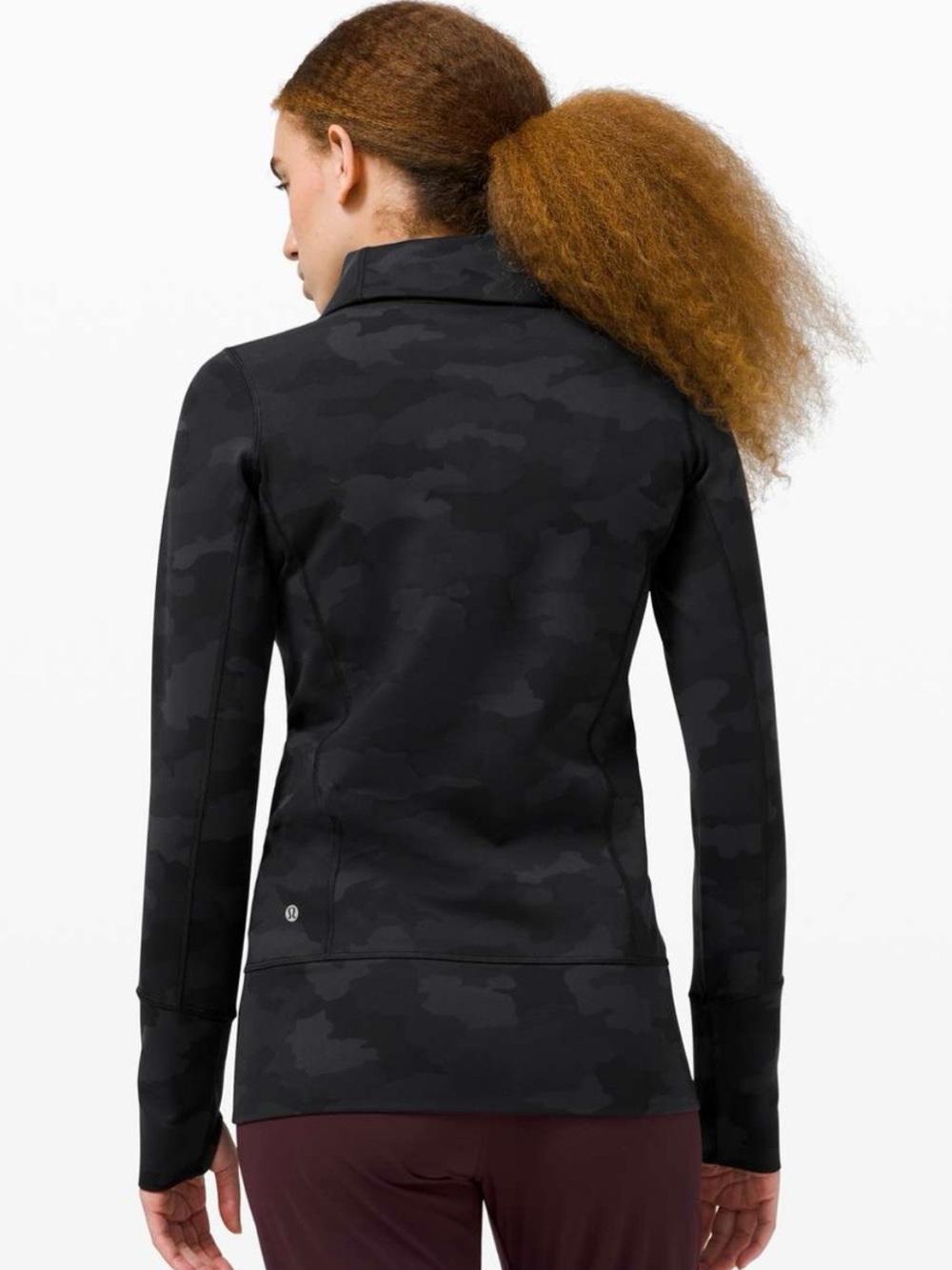 Lululemon In Stride Jacket Camo size 8 Athleisure Loungewear Activewear Gym - Picture 4 of 14